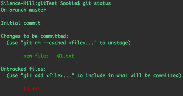 git status
